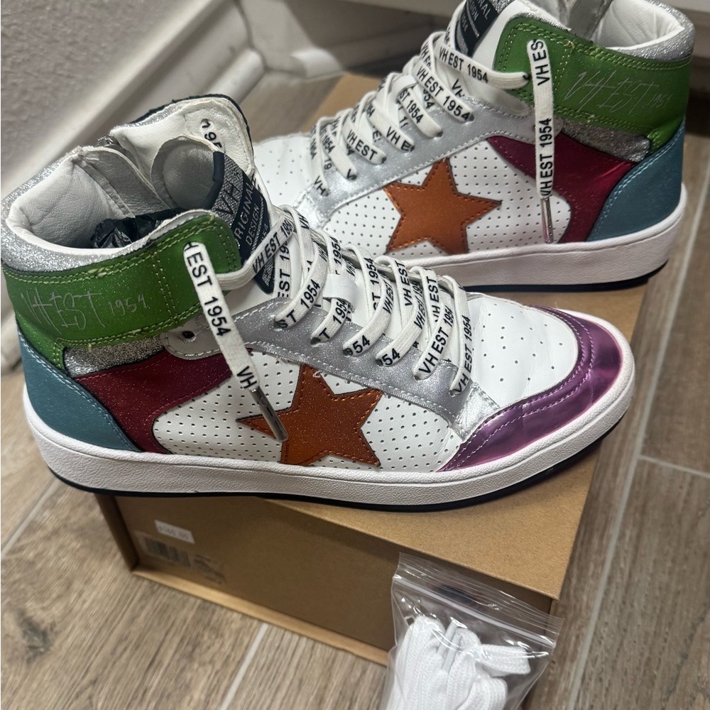 Vintage Havana Multicolor High-Top Sneakers